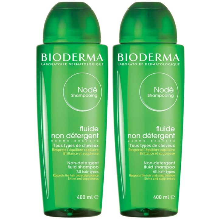 Bioderma Nodé shampooing soin quotidien fluide - Lot de 2 x 400ml