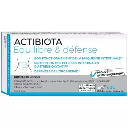 Cooper Actibiota équilibre et défense - 30 gélules