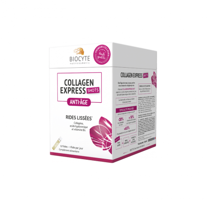 Biocyte Collagen Express shots anti-âge  - 12 fioles