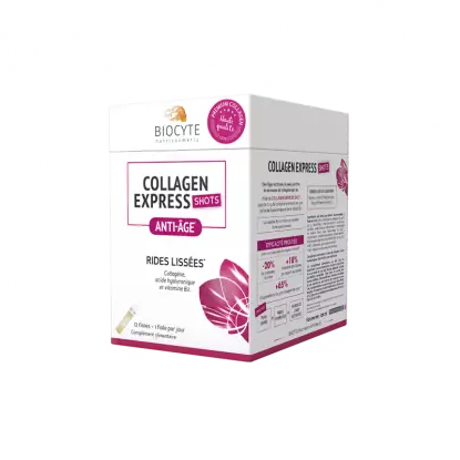 Biocyte Collagen Express shots anti-âge  - 12 fioles