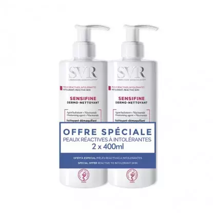 SVR Sensifine dermo-nettoyant - Lot de 2 x 400ml