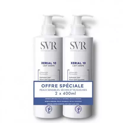 SVR Xérial 10 lait corps - Lot de 2 x 400ml