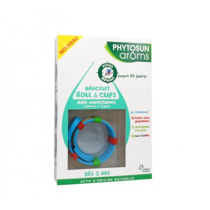 Phytosun Âroms Bracelet roll& clips anti-moustiques