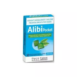 Alibi pocket sans sucre 12 pastilles