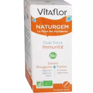 Vitaflor Naturgem Dual Force immunité Bio - 60ml