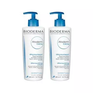 Bioderma Atoderm Crème Nourissante Sans Parfum Peaux Sensibles 500ml Duo 