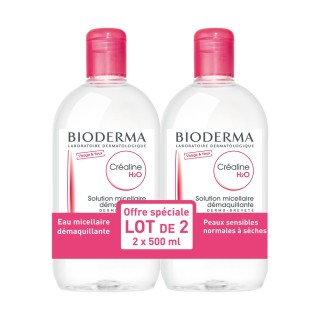BIODERMA Créaline H2O Solution micellaire Ss-parfum 2x500ml