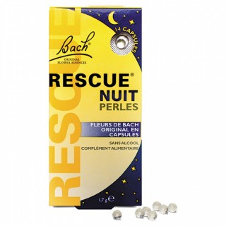 Fleurs de Bach Rescue Nuit perles - 14 capsules