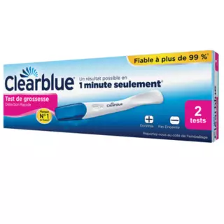 Clearblue 2 tests de grossesse