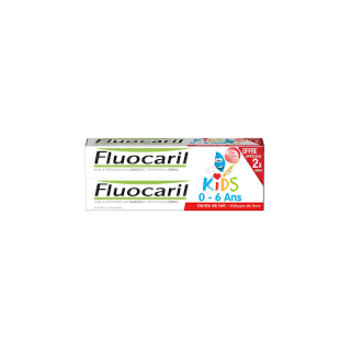 Fluocaril Dentifrice Kids 2/6 Fraise Duo