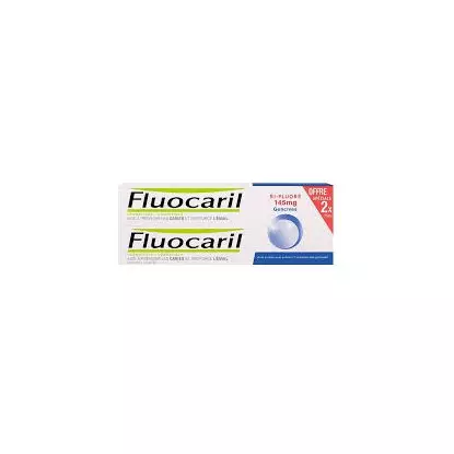 Fluocaril gencives 2 tubes de 75ml