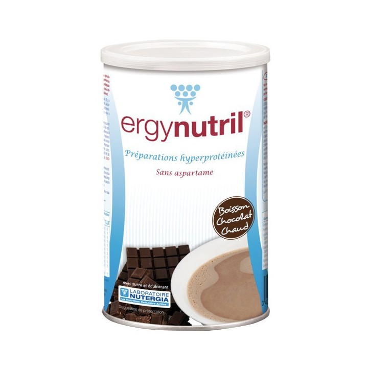 Nutergia Ergynutril boisson chocolat chaud - 300g