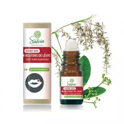 Salvia Roll-on SOS Boutons de lèvre - 5ml