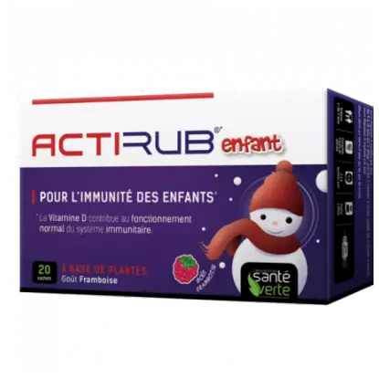 Santé Verte Actirub enfant immunité - 20 sachets