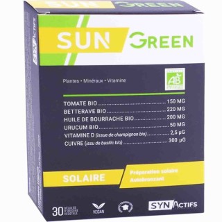 Synactifs SunGreen - 30 gélules