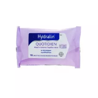 Hydralin quotidien Lingettes Intimes 10 Lingettes