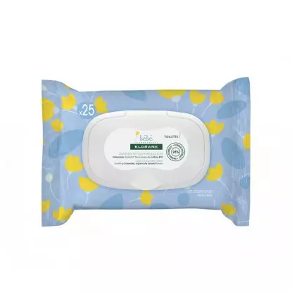 Klorane bébé Lingette nettoyante - 25 lingettes