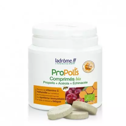 Ladrôme Propolis acérola échinacée Bio - 40 comprimés