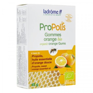 Ladrôme Propolis gommes orange Bio - 45g