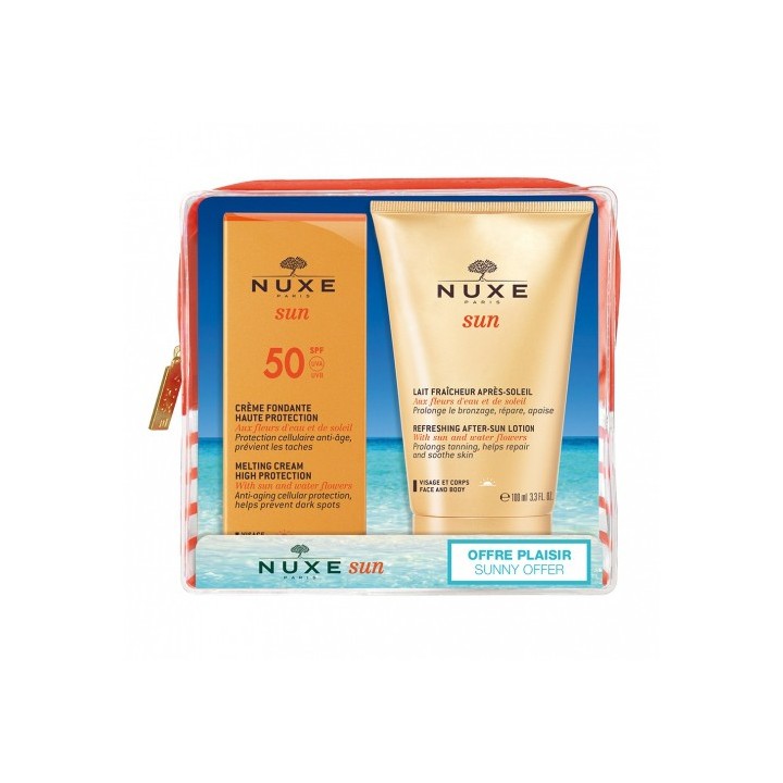 Nuxe Sun Coffret Crème 50SPF + Lait fraicheur 100ml