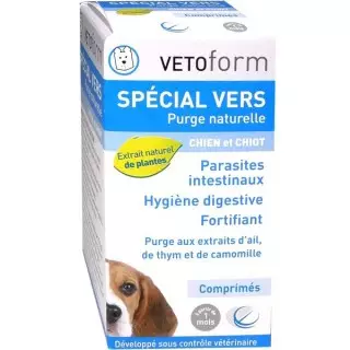 Vetoform Spécial Vers Chien 30 Comprimés