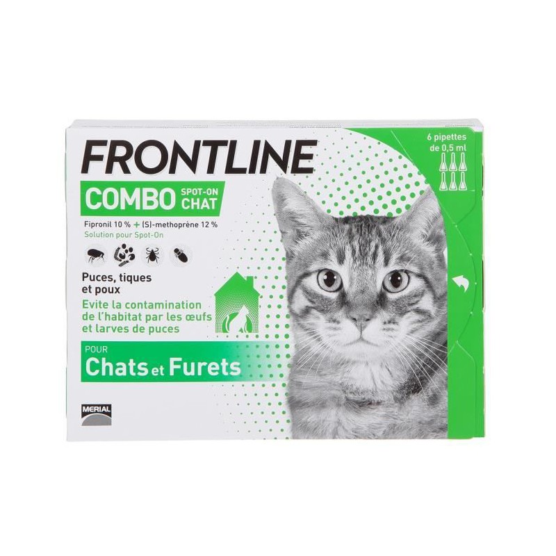 Frontline Combo Cat 6 Pipettes Purepara
