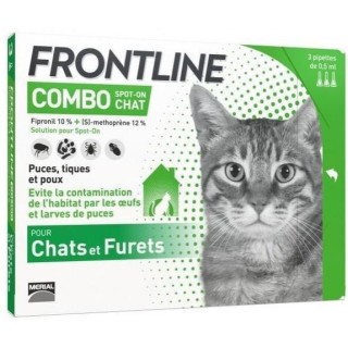 Frontline Combo chat 3 pipettes