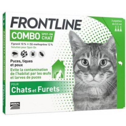 Frontline Combo chat 3 pipettes