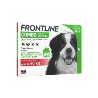 Fronline combo chien +40kg bte de 6