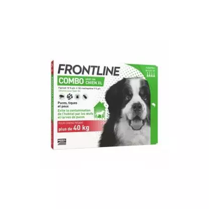 Fronline combo chien +40kg bte de 6