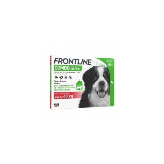 Fronline combo chien +40kg bte de 6