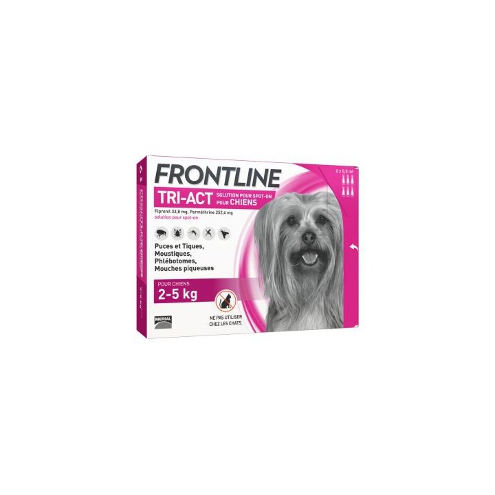 Frontline TRI-ACT Chiens 5-10 kg 6 pipettes