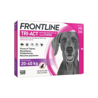 Frontline TRI-ACT Chiens 20-40 kg 6 pipettes