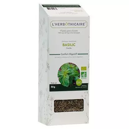 L'herbothicaire tisane Basilic bio 50g