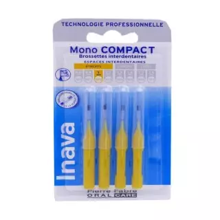 INAVA 4 Brossettes interdentaires étroits 1mm