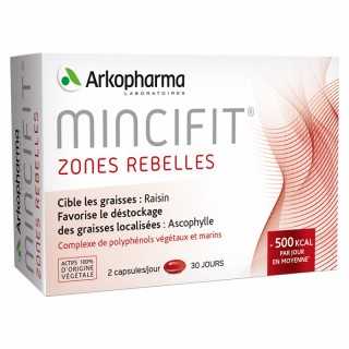 Arkopharma Mincifit zones rebelles - 60 capsules
