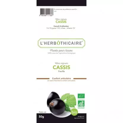 L'herbothicaire tisane Cassis 35g