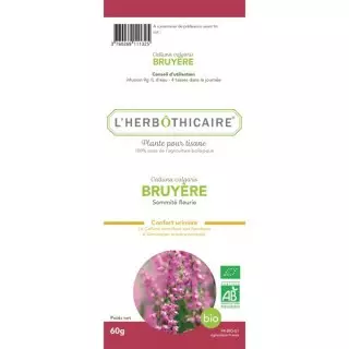 L'herbothicaire tisane Bruyère cendrée bio 60g