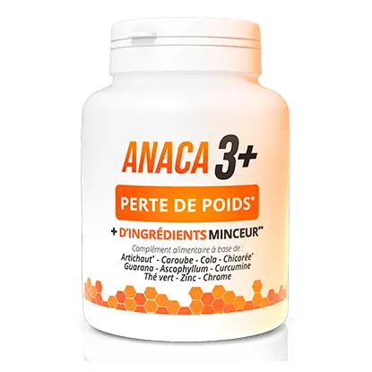 Anaca 3 Perte de poids 120 gélules