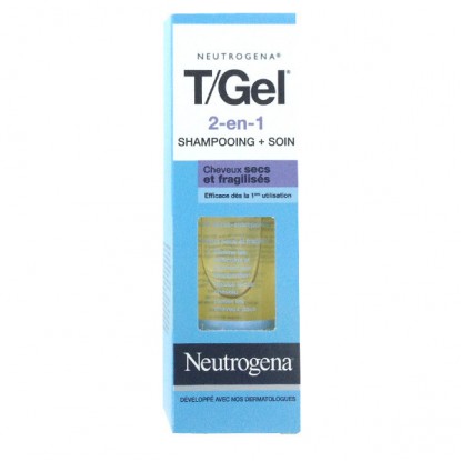 Neutrogena T/GEL shampooing 2en1 cheveux secs 125ml