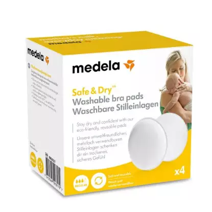 Medela Coussinets d'allaitement lavable x4