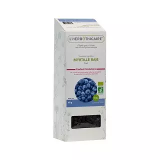 L'herbothicaire tisane Myrtille bio 60g