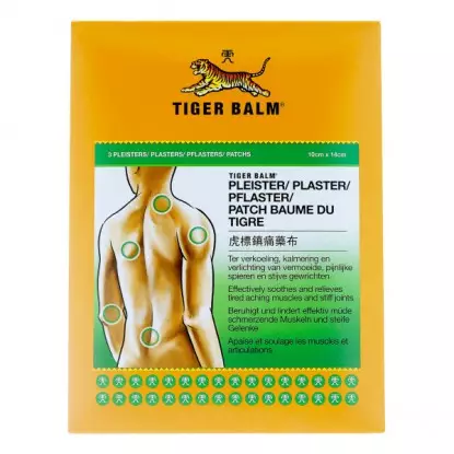 Baume du tigre 3 patchs soulagement muscles endoloris