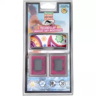 Cinq sur Cinq Bracelet anti-moustiques + 2 recharges