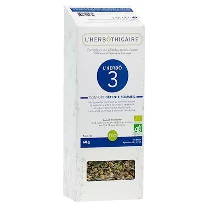 L'herbôthicaire L'herbô 3 Confort détente sommeil 60g