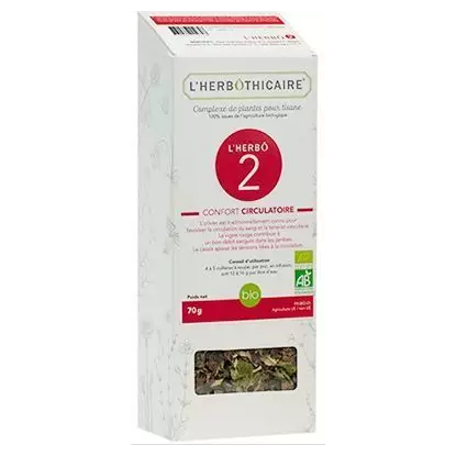 L'herbôthicaire L'herbô 2 Confort circulatoire 70g