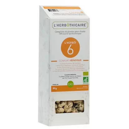 L'herbôthicaire Tisane L'herbô 6 Confort Hépatique