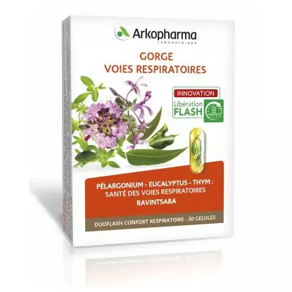 Arkopharma Gorge et voies respiratoires 30 gélules
