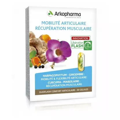 Arkopharma duo flash confort articulaire 30 gélules
