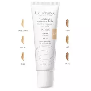 Avène Couvrance Fond de teint correcteur fluide SPF20 1.0 Porcelaine - 30ml